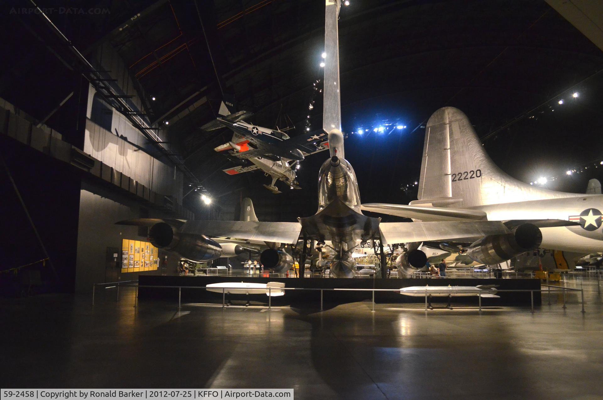 59-2458, 1959 Convair B-58A Hustler C/N 61, AF Museum