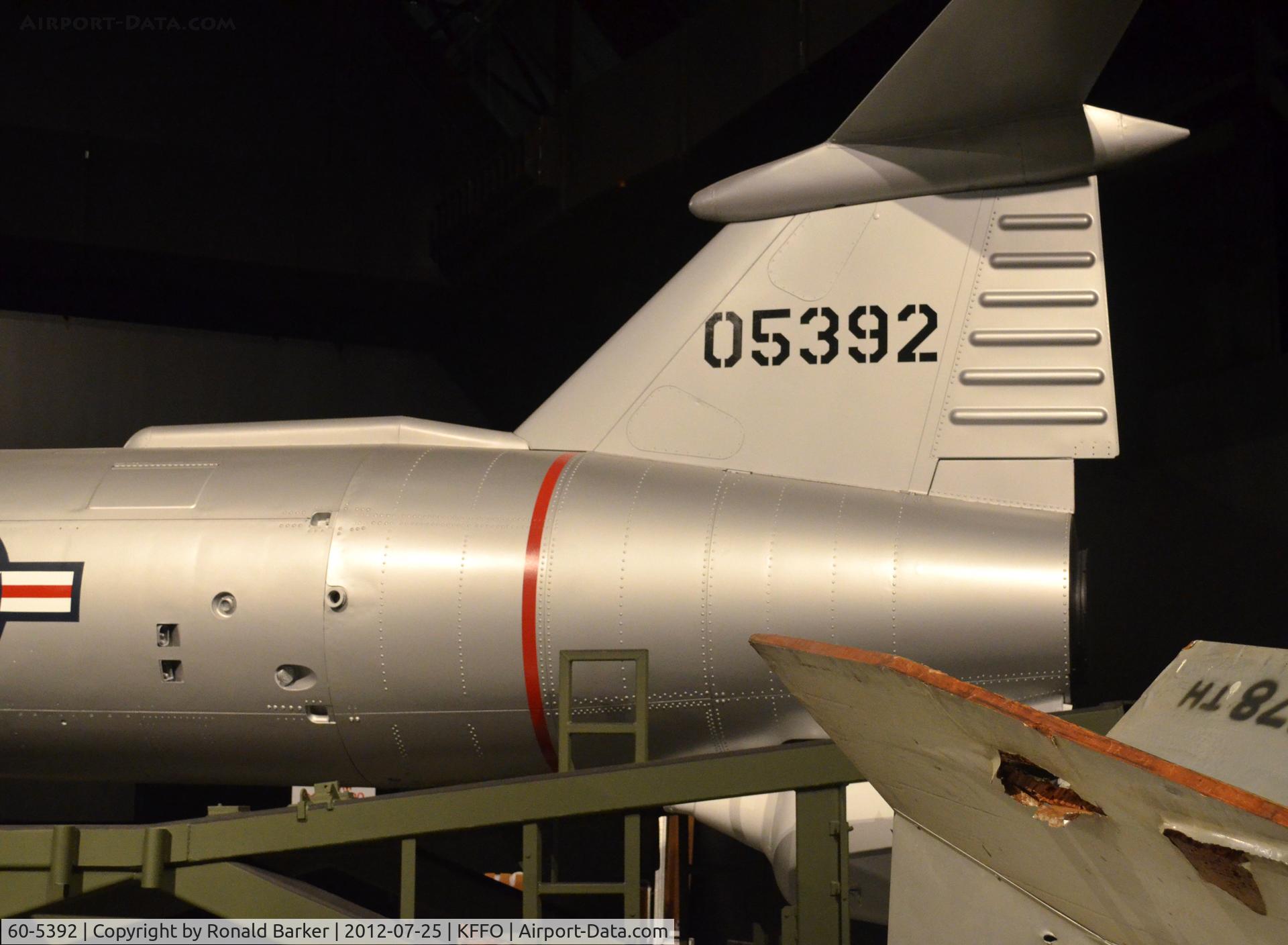 60-5392, 1960 Martin TM-76/CGM-13B Mace C/N Not found 60-5392, AF Museum