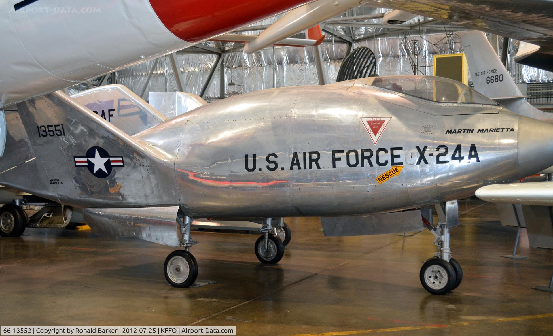 66-13551, Martin Marietta X-24A (SV-5J) C/N 2, AF Museum  shown as 66-13551