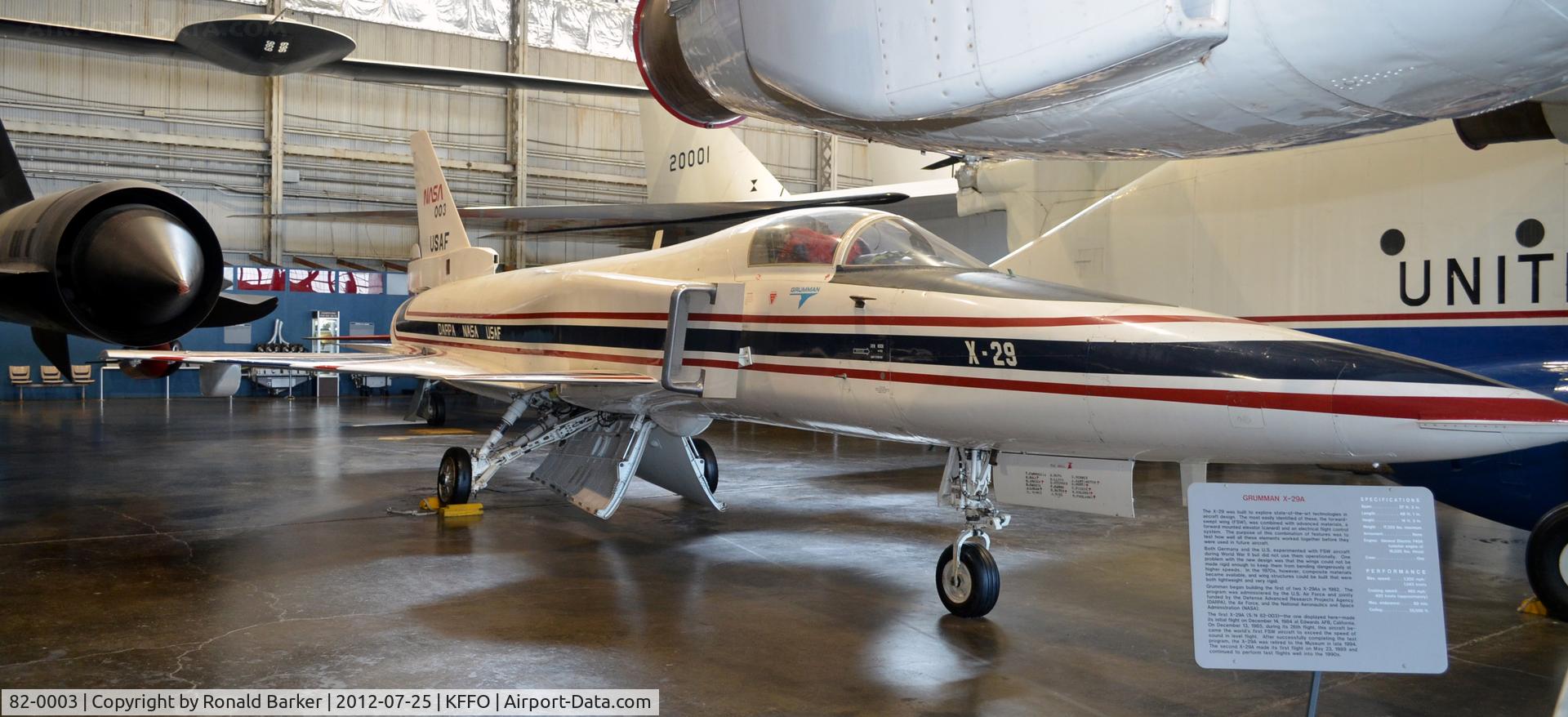 82-0003, 1982 Grumman X-29A C/N Not found 82-0003, AF Museum