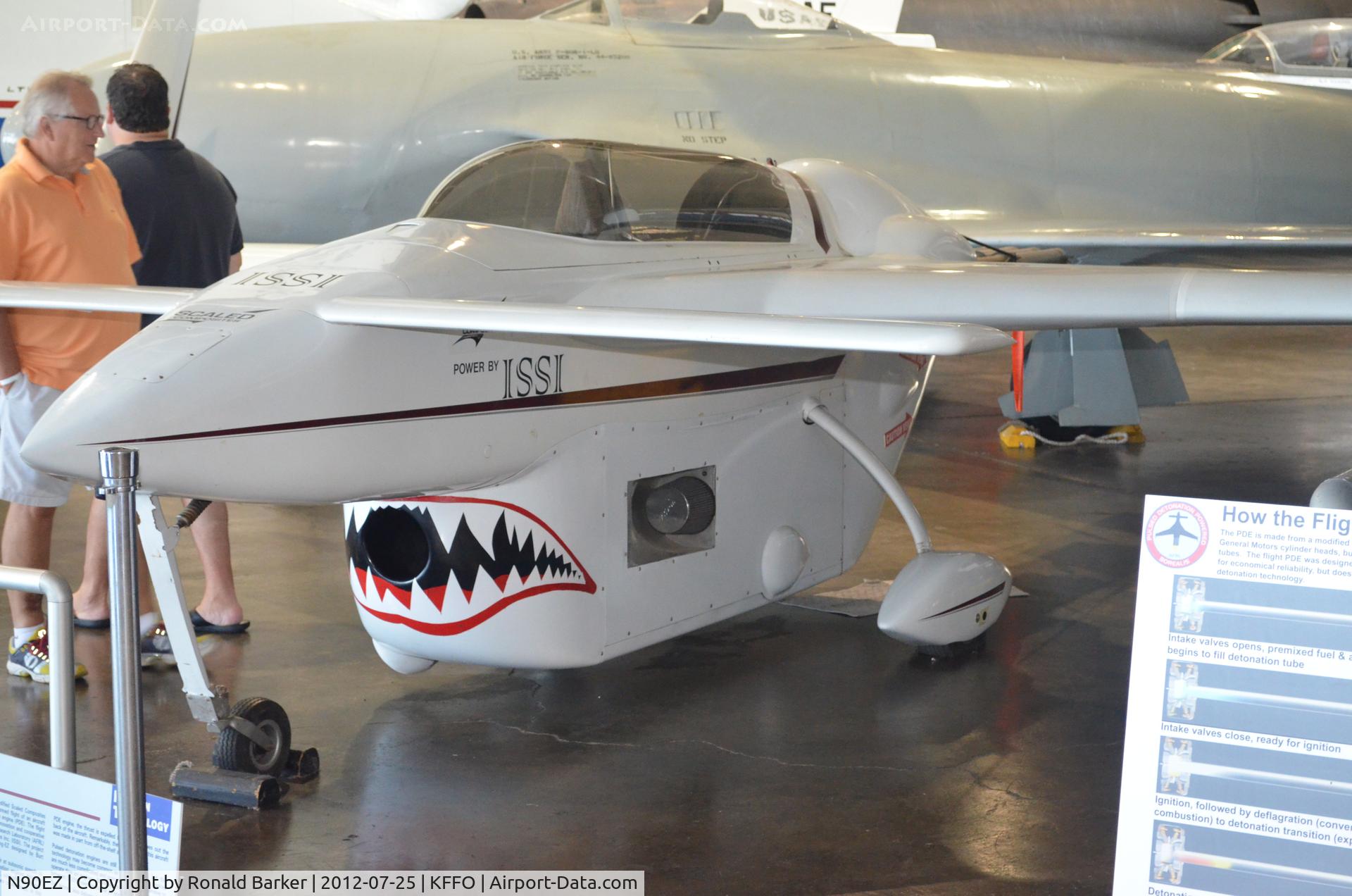 N90EZ, 1991 Rutan Long-EZ C/N 319, AF Museum