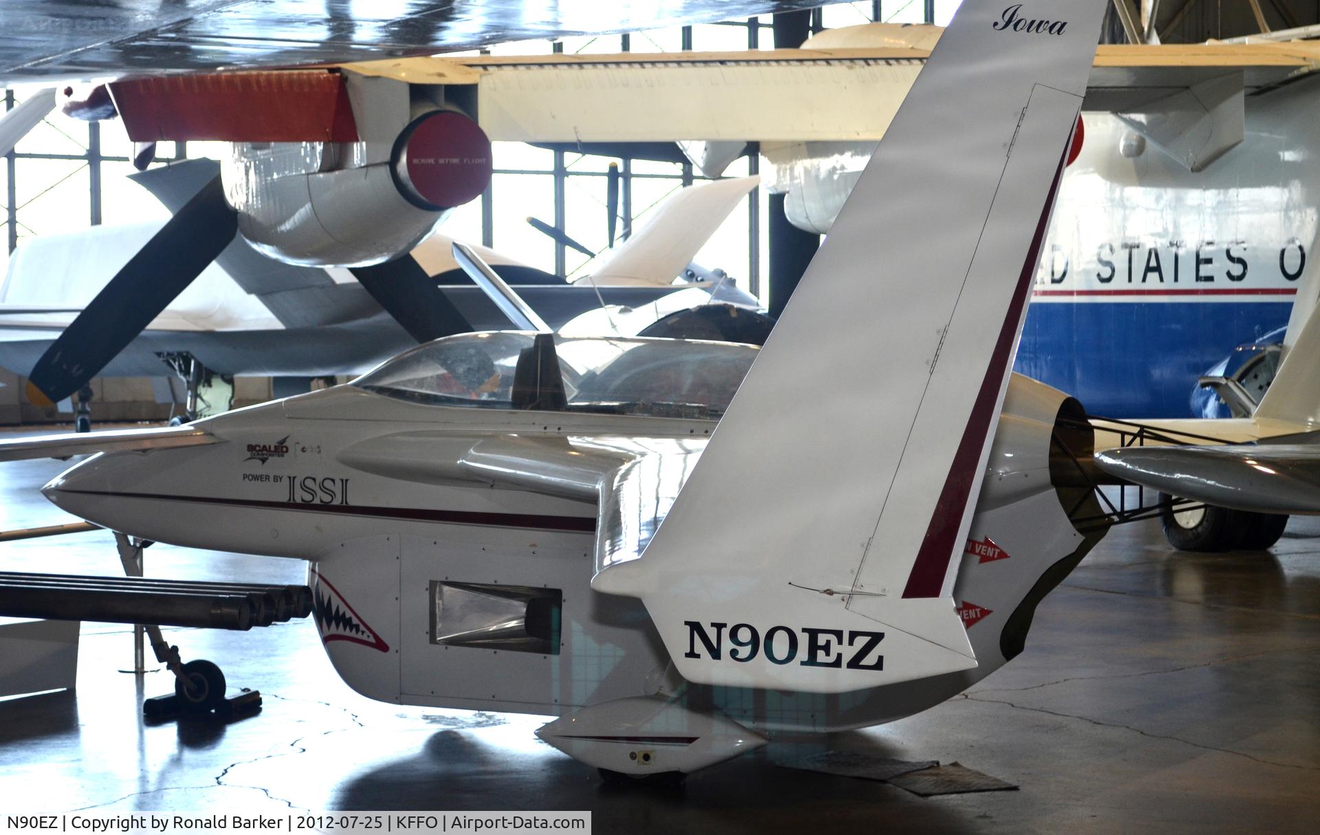 N90EZ, 1991 Rutan Long-EZ C/N 319, AF Museum