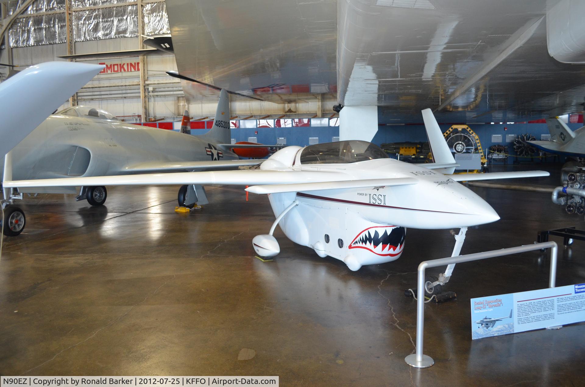 N90EZ, 1991 Rutan Long-EZ C/N 319, AF Museum