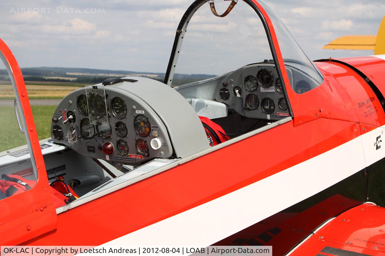 OK-LAC, Zlin Z-526F Trener Master C/N 1006, cockpit view