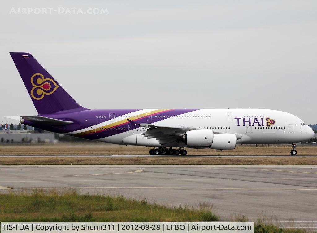 HS-TUA, 2012 Airbus A380-841 C/N 087, Delivery day...