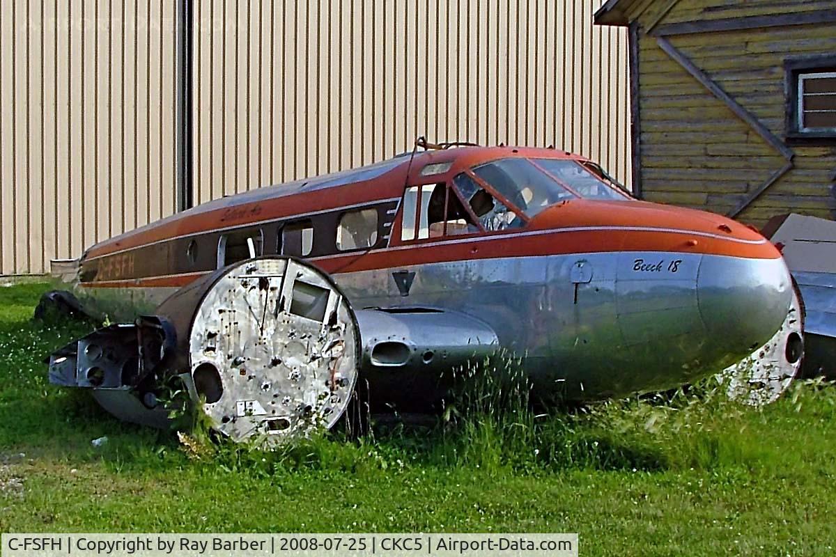 C-FSFH, 1943 Beech 3T (C-45B Expeditor) C/N 5840, Beech 3T Expeditor [5840] Selkirk~C 25/07/2008
