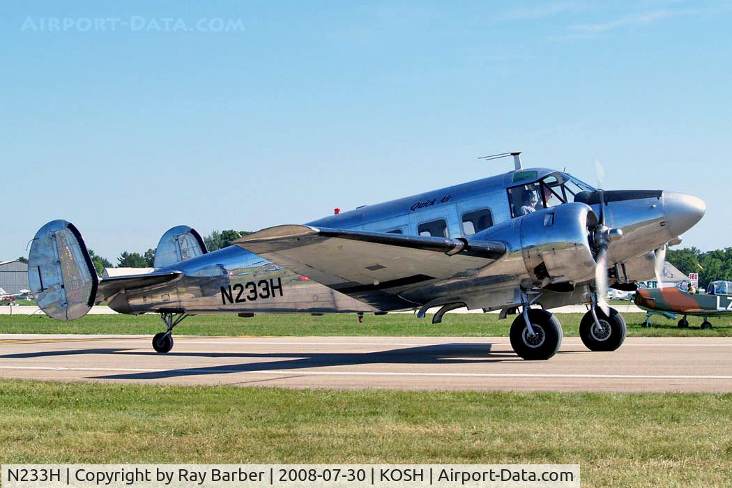 N233H, 1959 Beech G18S C/N BA-481, Beech G18S [BA-481] Oshkosh~N 30/07/2008.