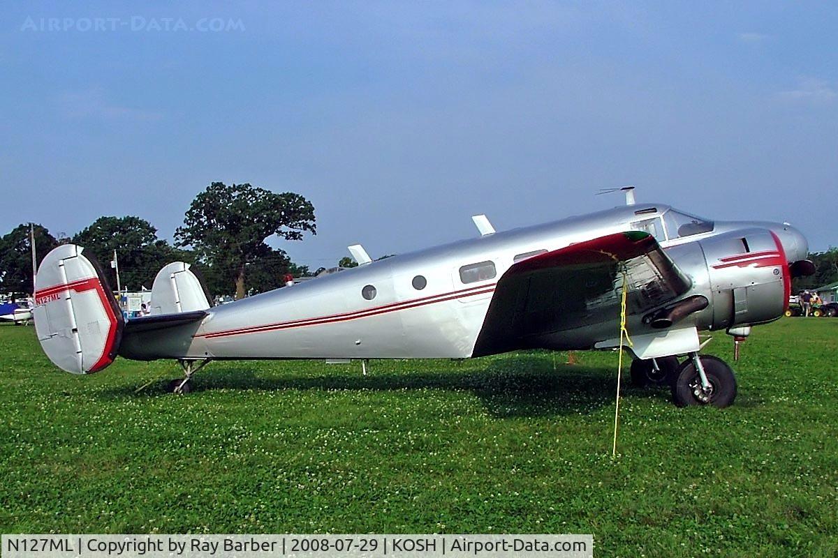 N127ML, 1946 Beech D18S C/N A-212, Beech D18S [A-212] Oshkosh~N 29/07/2008