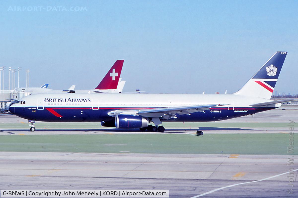 G-BNWS, 1992 Boeing 767-336 C/N 25826, April 1994