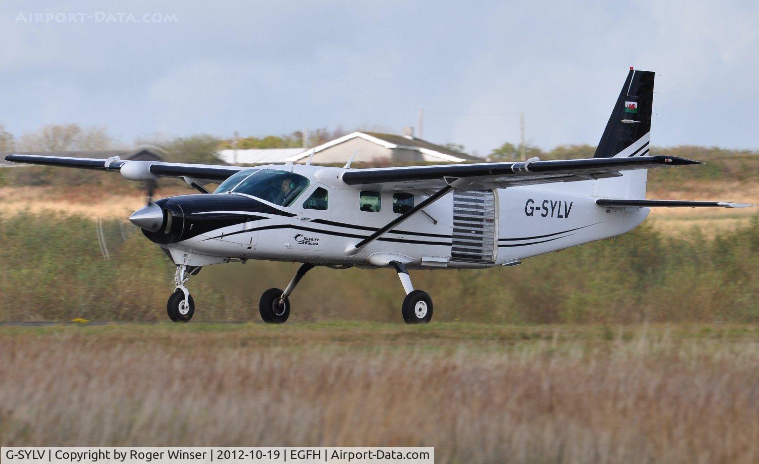 G-SYLV, 2002 Cessna 208B  Grand Caravan C/N 208B0936, Another lift for Skydive Swansea's Grand Caravan.