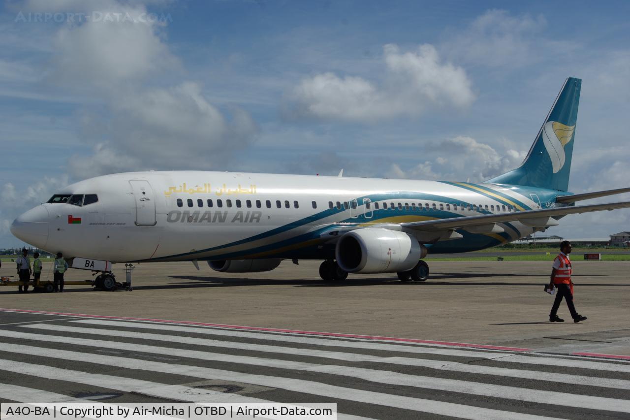 A4O-BA, 2007 Boeing 737-8BK C/N 29685, Oman Air, Boeing 737-8BK (WL), CN: 29685/2457, Name: Fahud