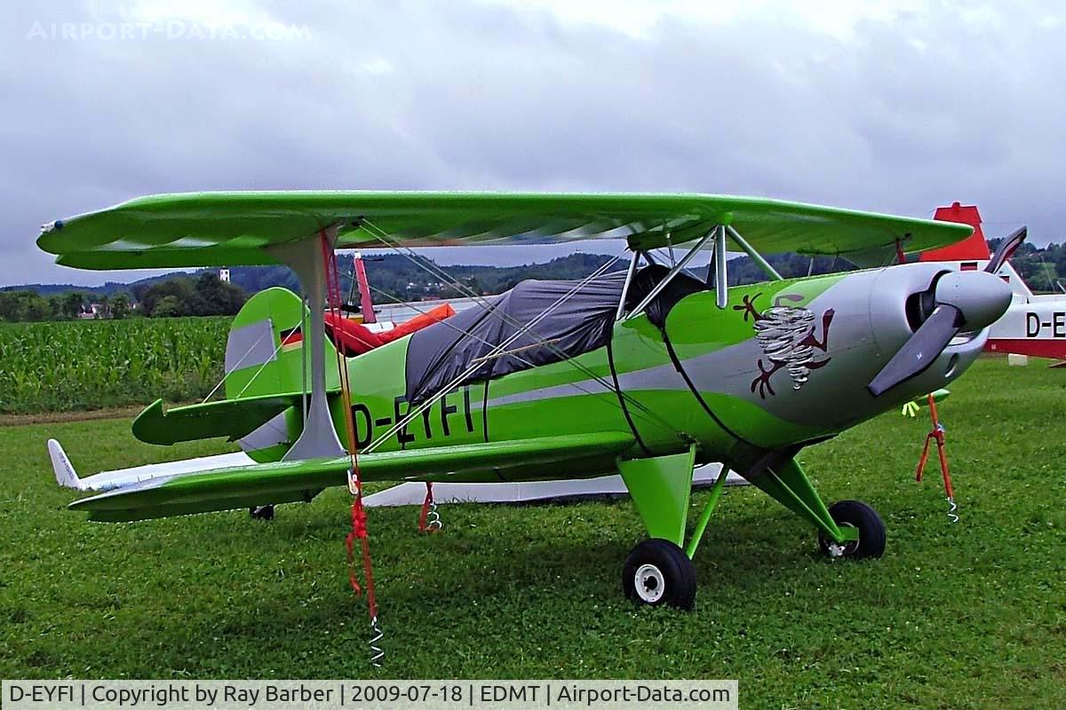 D-EYFI, Steen Skybolt C/N 2002322, Steen Skybolt RG3 [2002322]  Tannheim~D 18/07/2009