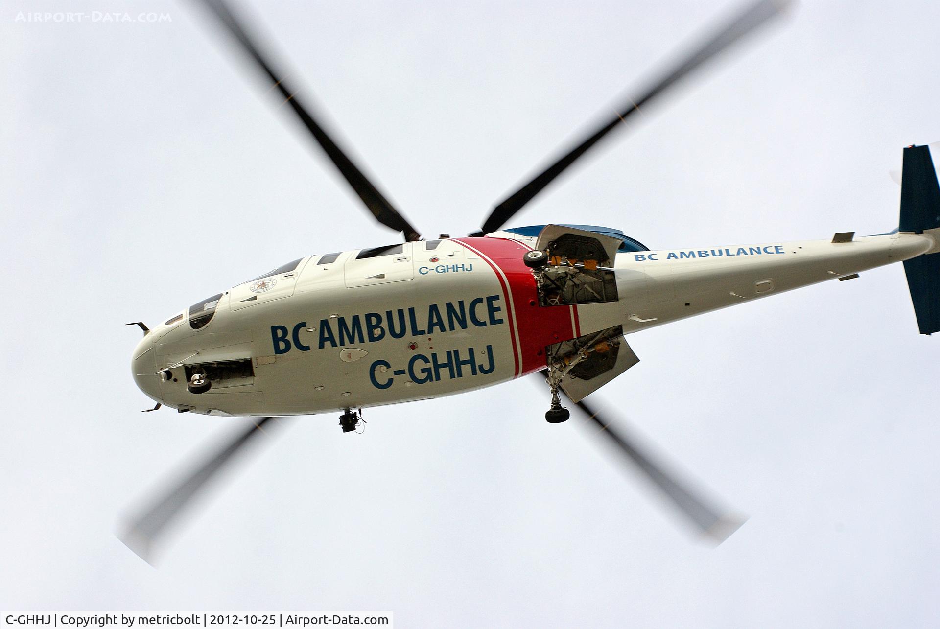 C-GHHJ, 1999 Sikorsky S-76C C/N 760500, Landing at YVR
