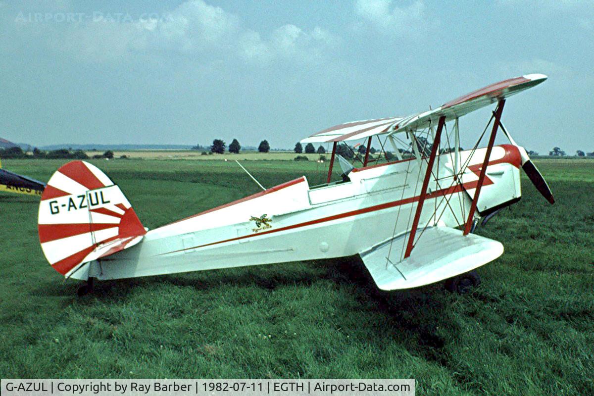 G-AZUL, 1951 Stampe-Vertongen SV-4B C/N 27, Stampe SV.4B [1169] Old Warden~G 11/07/1982