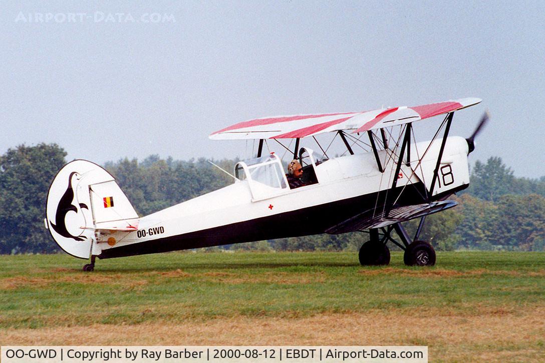 OO-GWD, Stampe-Vertongen SV-4B C/N 1160, Stampe et Vertongen Stampe SV.4B [1160] Schaffen -Diest~OO 12/08/2000