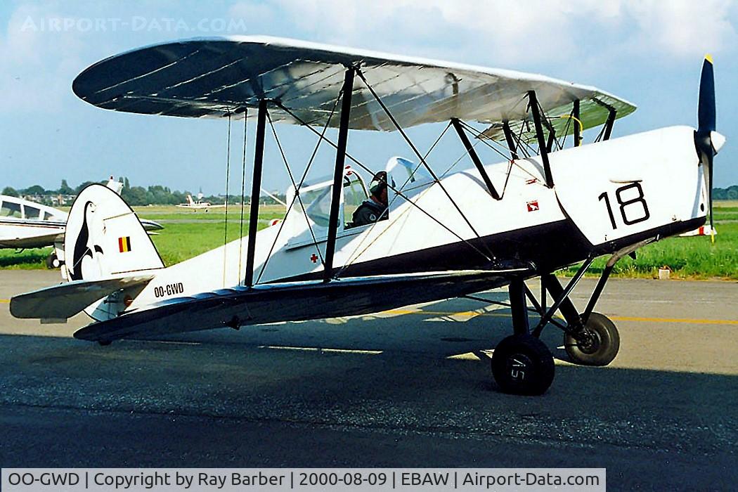OO-GWD, Stampe-Vertongen SV-4B C/N 1160, Stampe et Vertongen Stampe SV.4B [1160] Antwerp~OO 09/08/2000