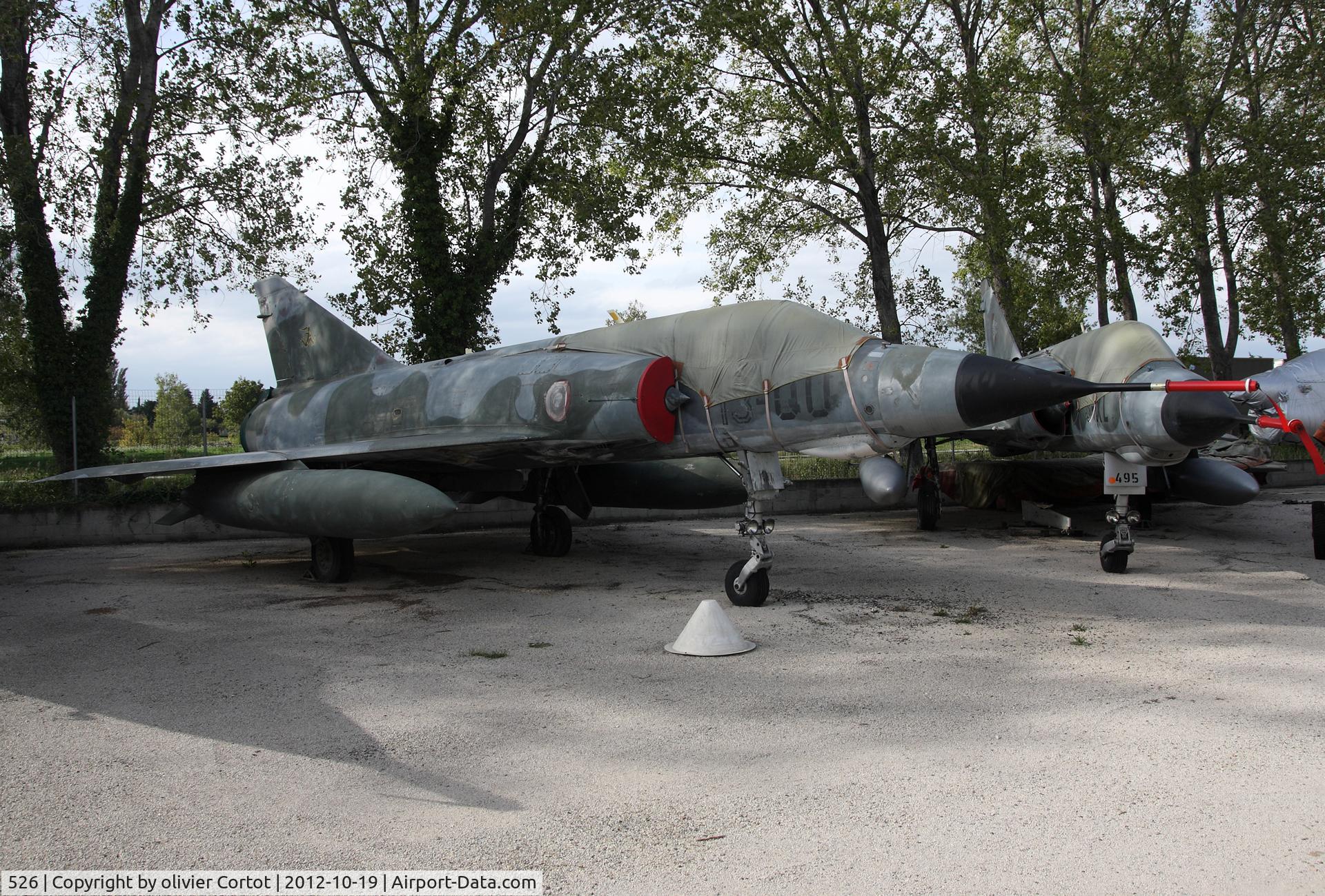 526, Dassault Mirage IIIE C/N 526, Musée aéronautique d'Orange, France