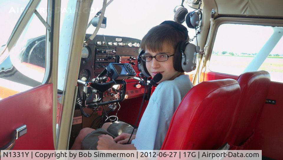 N1331Y, 1961 Cessna 172C C/N 17249031, Happy first-timer at Bucyrus, Ohio