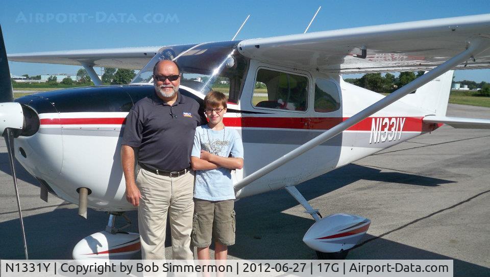 N1331Y, 1961 Cessna 172C C/N 17249031, Jerry & Trey at Bucyrus, Ohio.