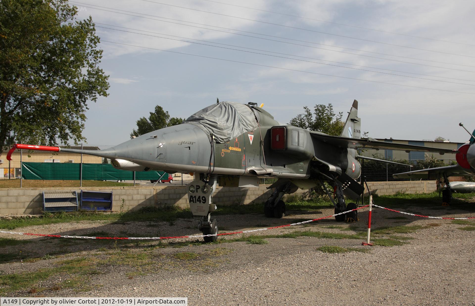 A149, Sepecat Jaguar A C/N A149, Musée aéronautique d'Orange, France