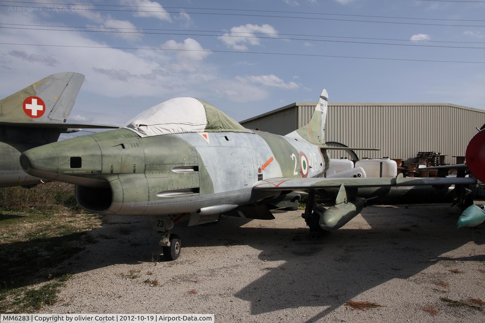 MM6283, Fiat G-91R/1 C/N 49, Musée aéronautique d'Orange, France