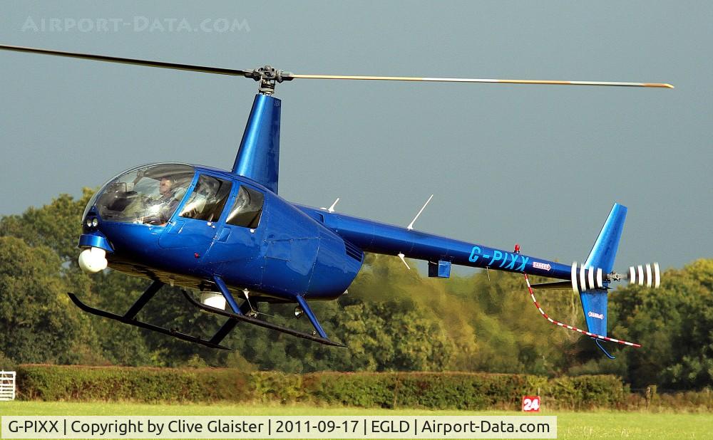 G-PIXX, 2004 Robinson R44 Raven II C/N 10263, Originally owned to, and currently with, Flying TV Ltd since May 2004.