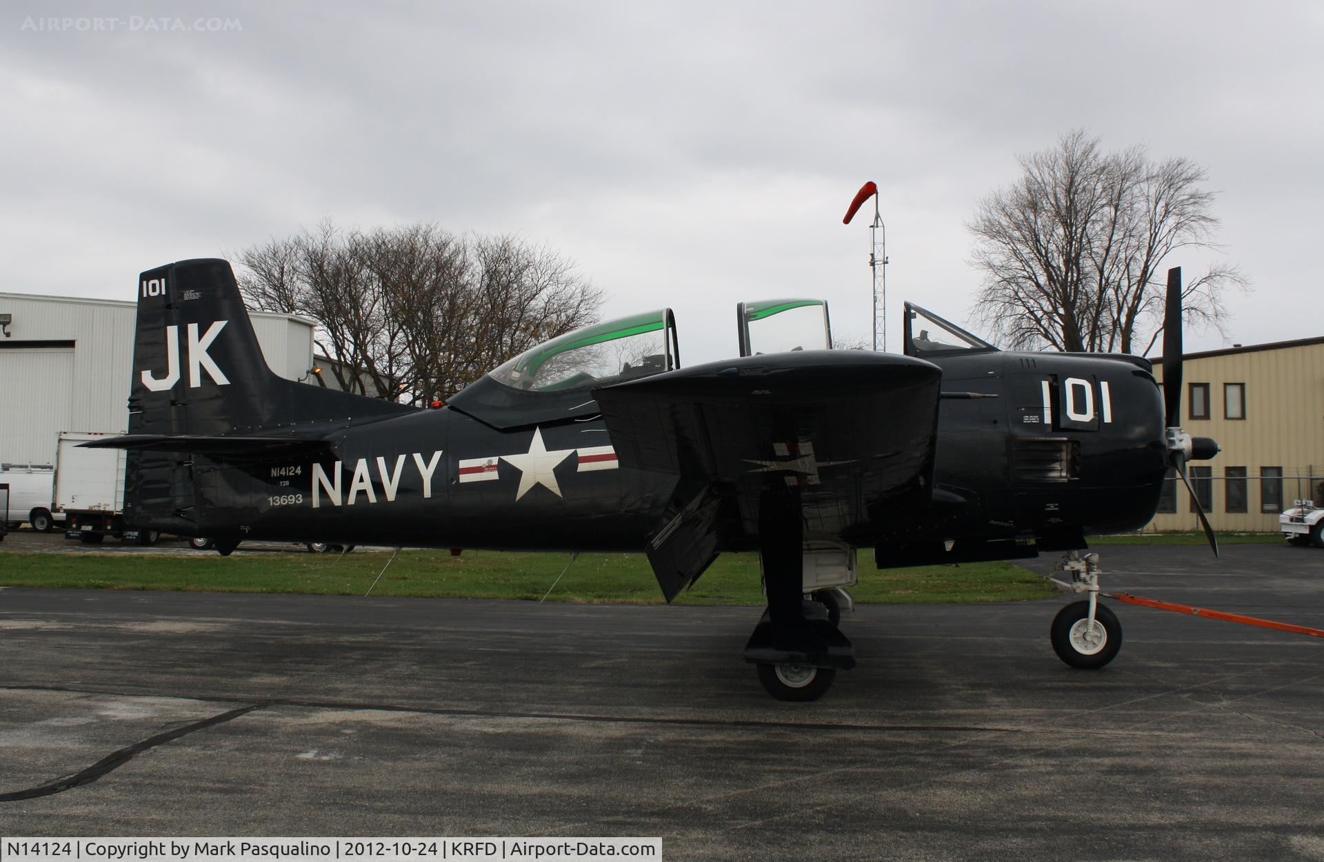 N14124, 1951 North American T-28A Trojan C/N 51-3693, North American T-28D