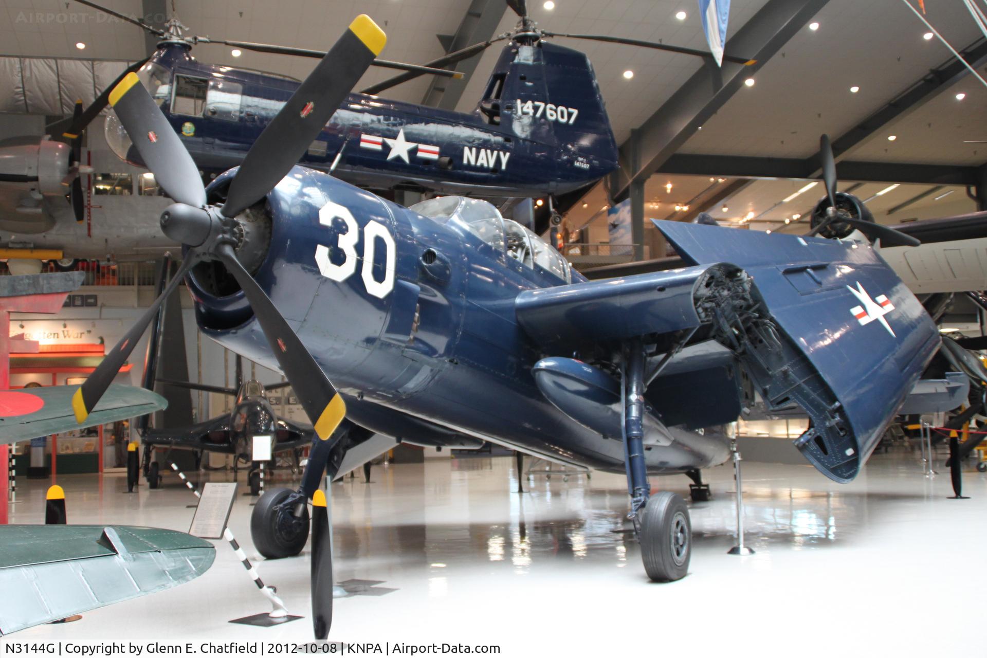 N3144G, Grumman AF-2S C/N 123100, Naval Aviation Museum