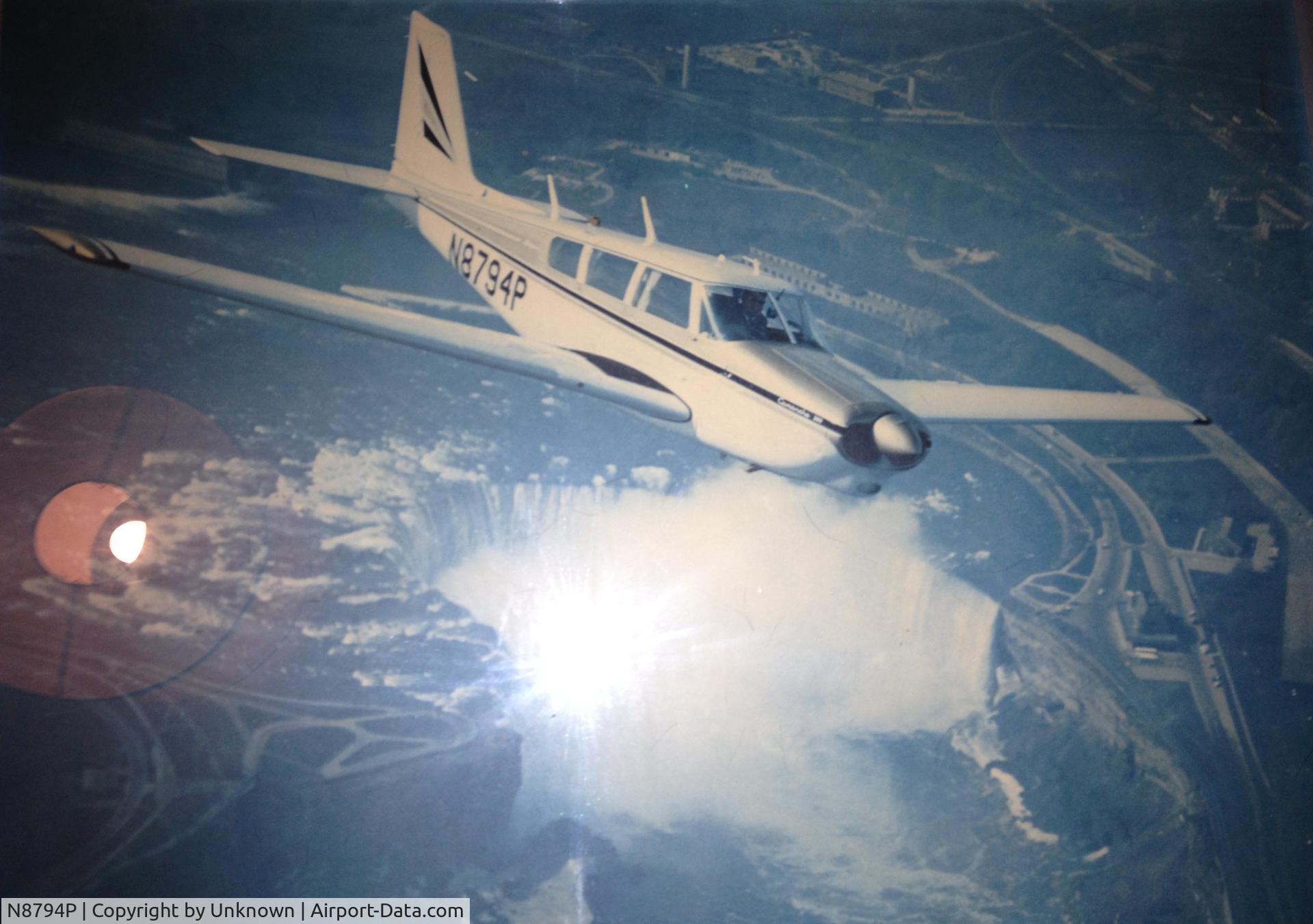 N8794P, 1965 Piper PA-24-260 C/N 24-4247, HELLO! My father recently passed away and we found this. He used to own a Piper Comanche but I don't think it was this one. Not sure of the age of the photo but I believe that's Niagara Falls?