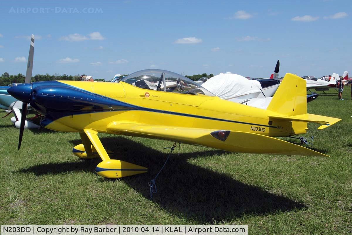 N203DD, 2000 Vans RV-4 C/N 2285, Van's RV-4 [2285] Lakeland-Linder~N 14/04/2010