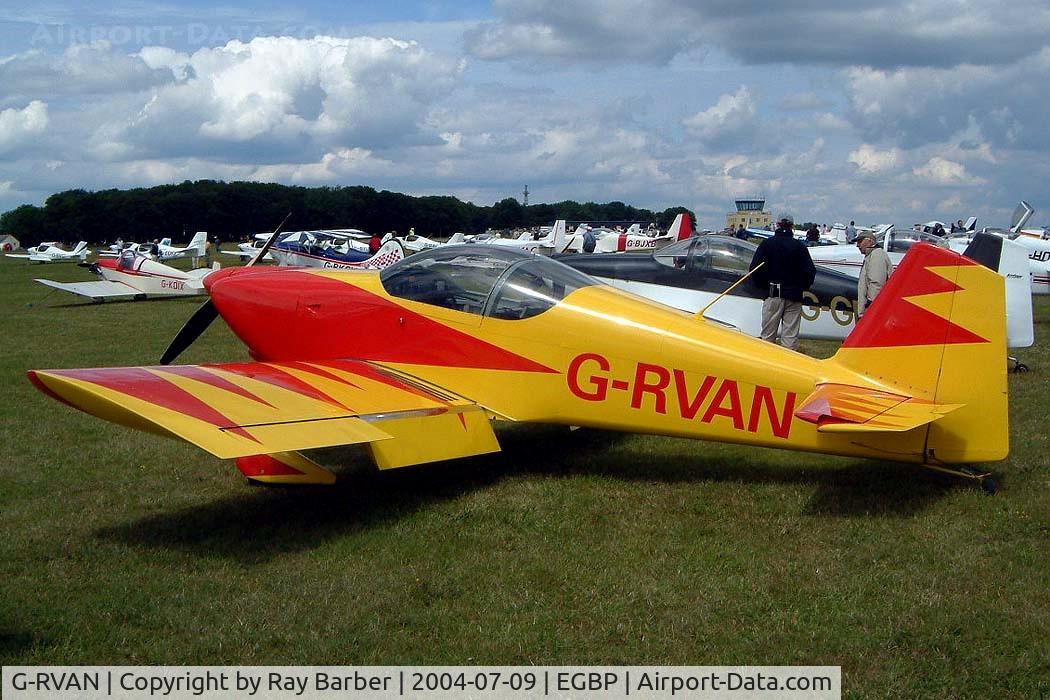 G-RVAN, 1998 Vans RV-6 C/N PFA 181-12657, Van's RV-6 [PFA 181-12657] Kemble~G 09/07/2004
