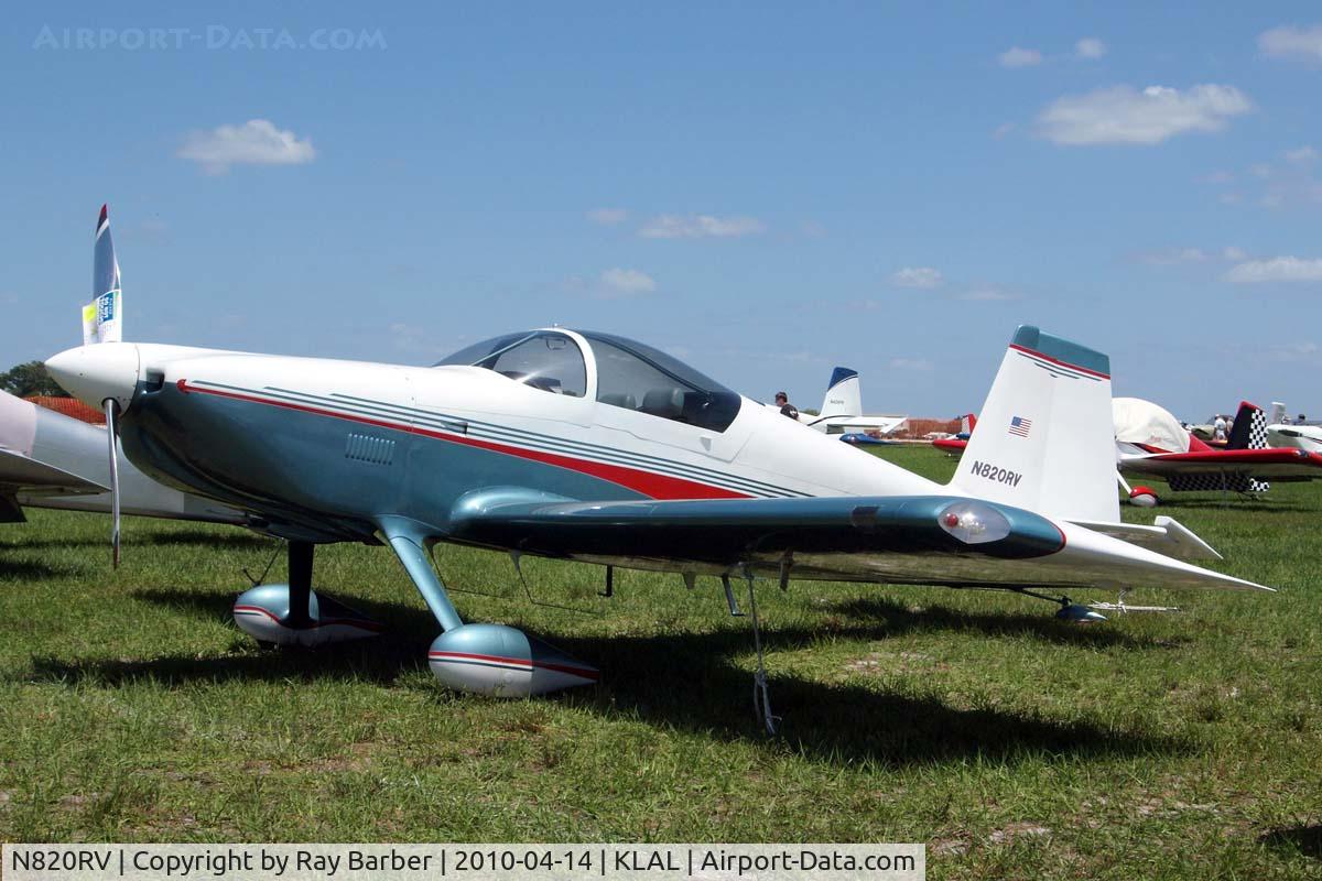N820RV, 2008 Vans RV 7 C/N 72751, Van's RV-7 [72751] Lakeland-Linder~N 14/04/2010