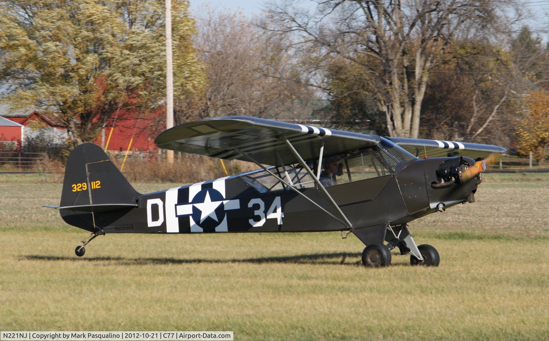 N221NJ, 1943 Piper J3C-65 Cub Cub C/N 10403, Piper L-4