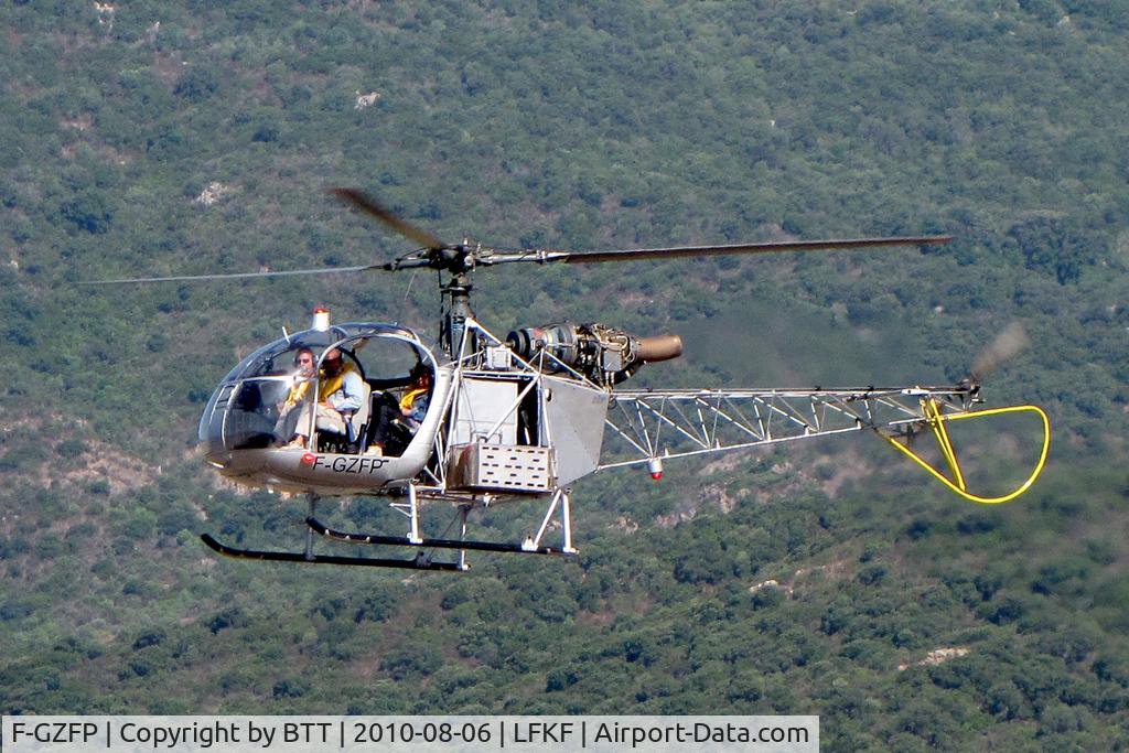 F-GZFP, 1970 Eurocopter SA-318C C/N 2111, Landing of an old lady