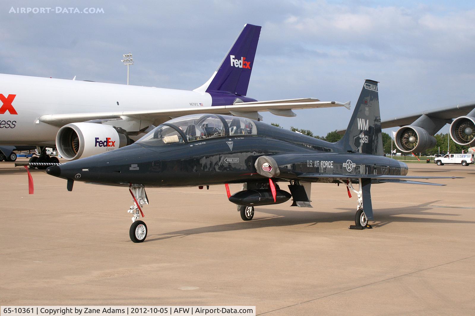 65-10361, 1965 Northrop T-38A-60-NO Talon C/N N.5780, At the 2012 Alliance Airshow - Fort Worth, TX