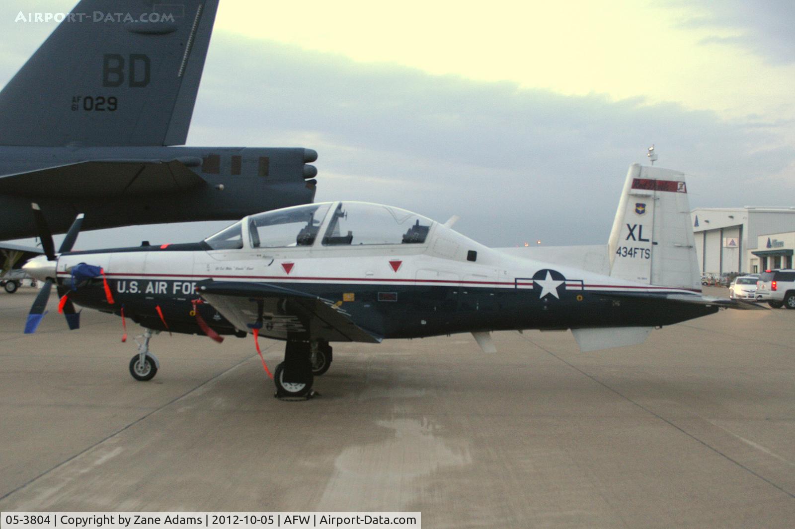 05-3804, 2005 Raytheon T-6A Texan II C/N PT-358, At the 2012 Alliance Airshow - Fort Worth, TX