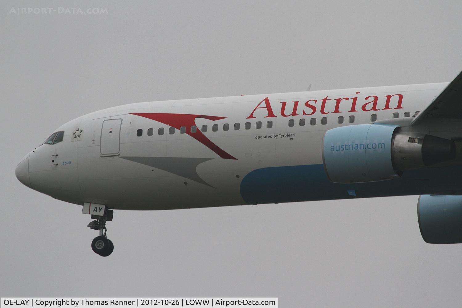 OE-LAY, 1998 Boeing 767-3Z9/ER C/N 29867, Austrian (Tyrolean) Boeing 767