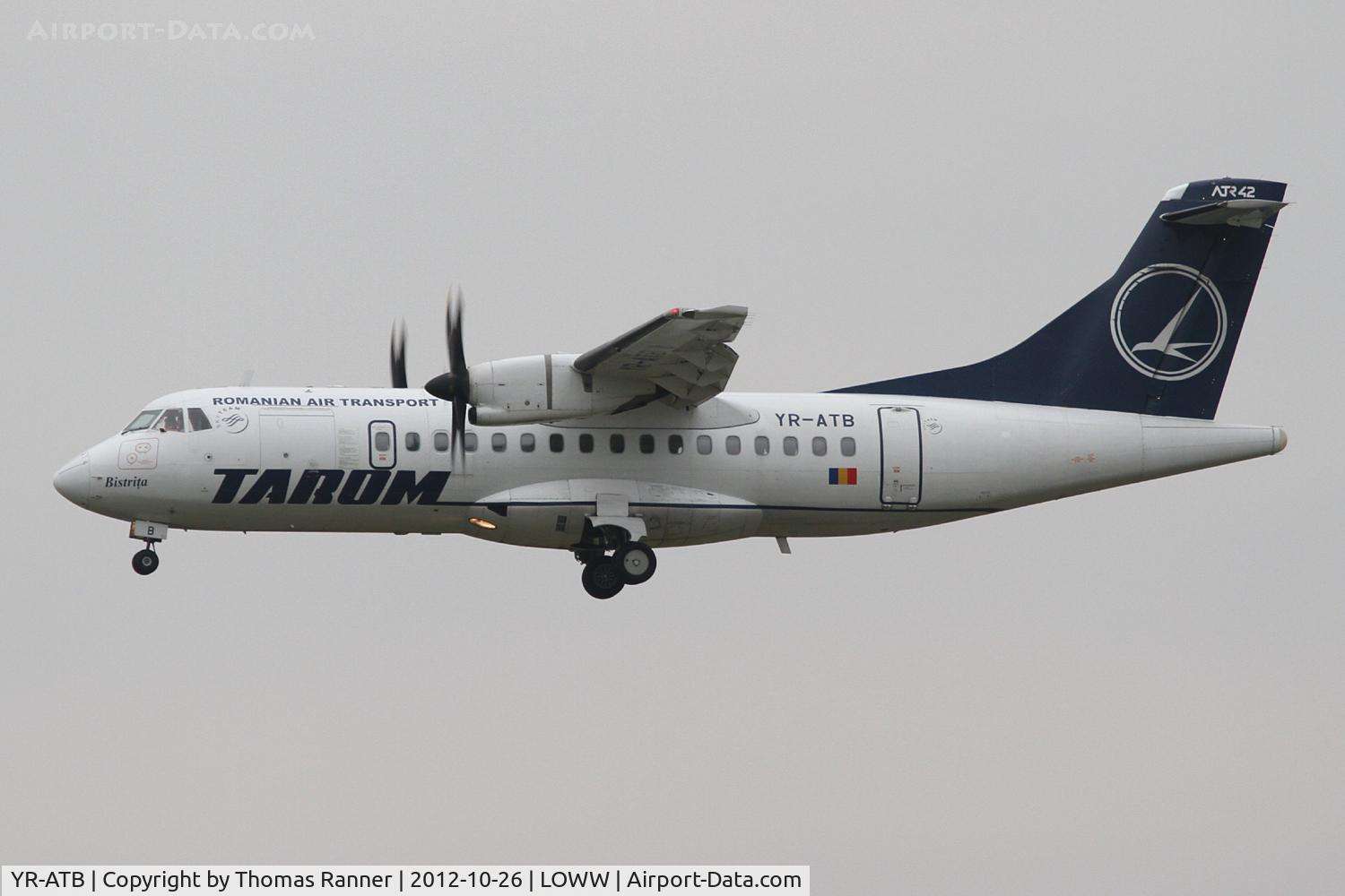 YR-ATB, 1997 ATR 42-500 C/N 569, Tarom ATR-42