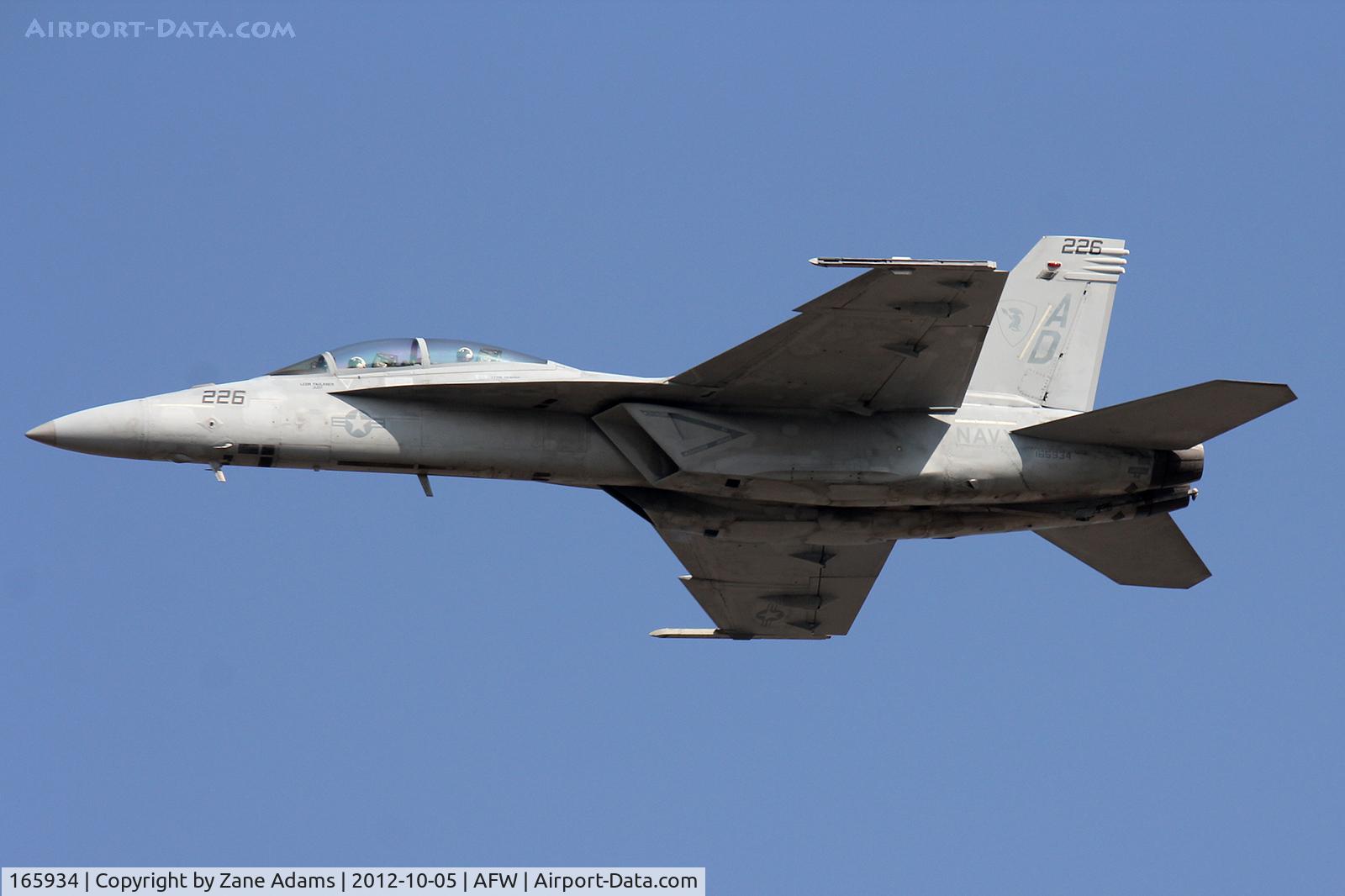 165934, Boeing F/A-18F Super Hornet C/N F080, At the 2012 Alliance Airshow - Fort Worth, TX