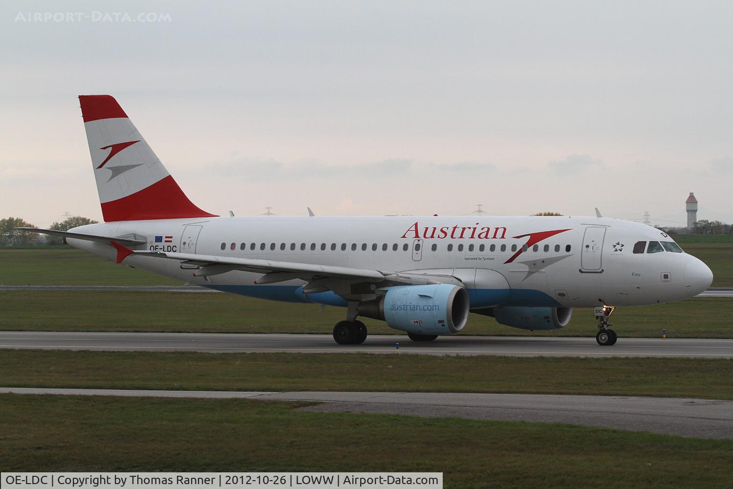 OE-LDC, 2004 Airbus A319-112 C/N 2262, Austrian (Tyrolean) Airbus A320