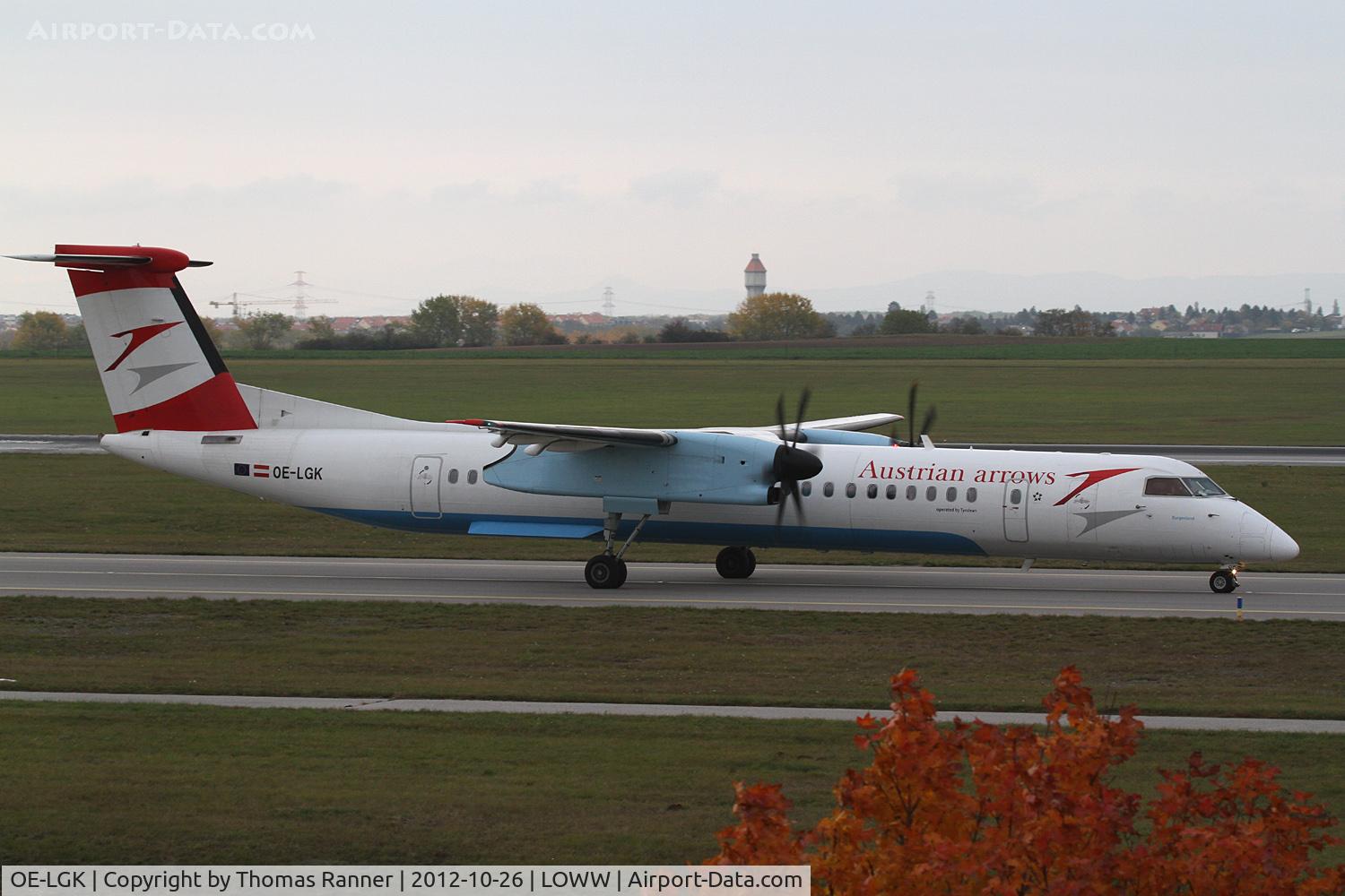OE-LGK, 2009 De Havilland Canada DHC-8-402Q Dash 8 C/N 4280, Austrian Arrows DHC-8