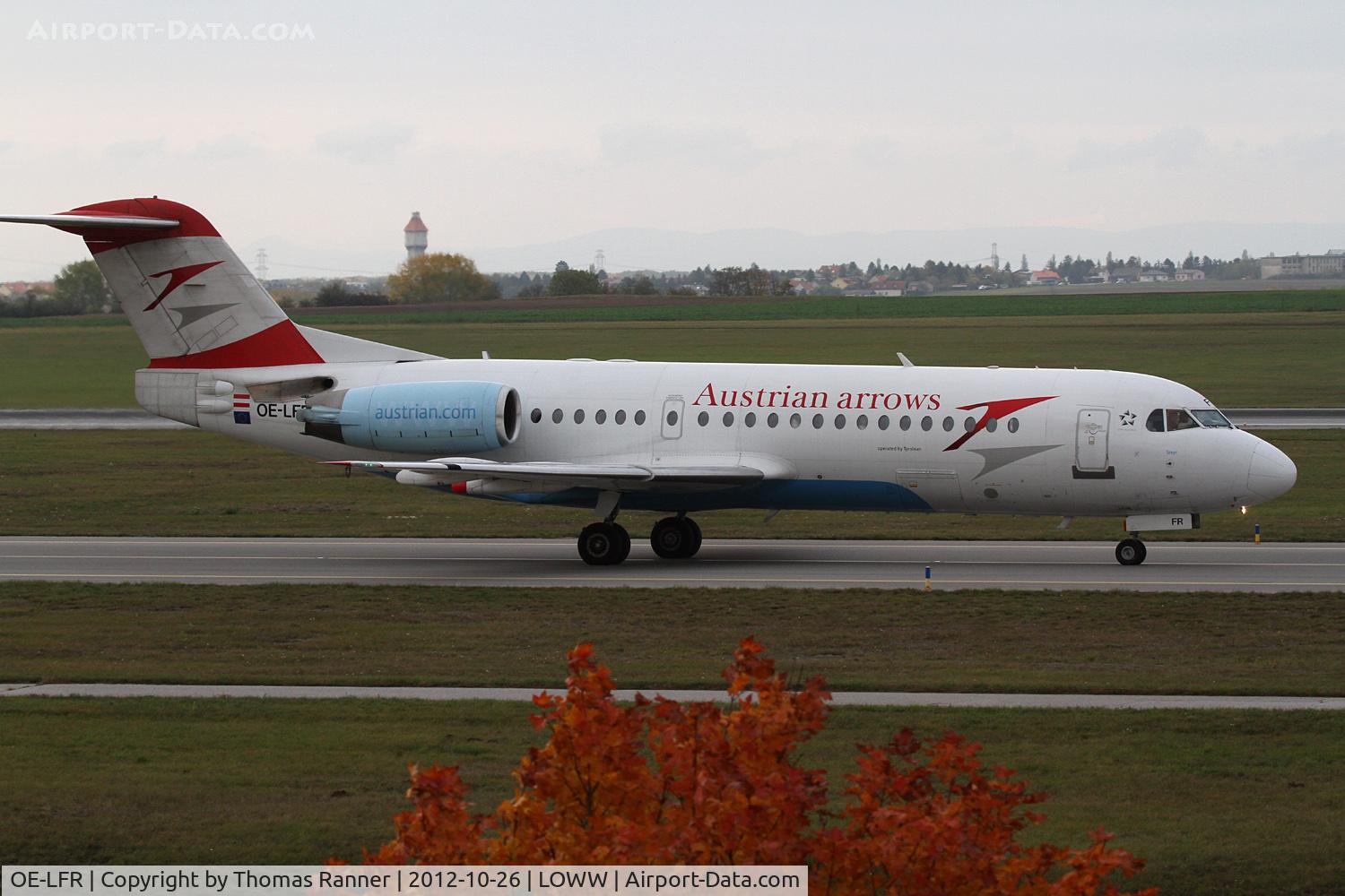OE-LFR, 1996 Fokker 70 (F-28-0070) C/N 11572, Austrian Arrows Fokker 70