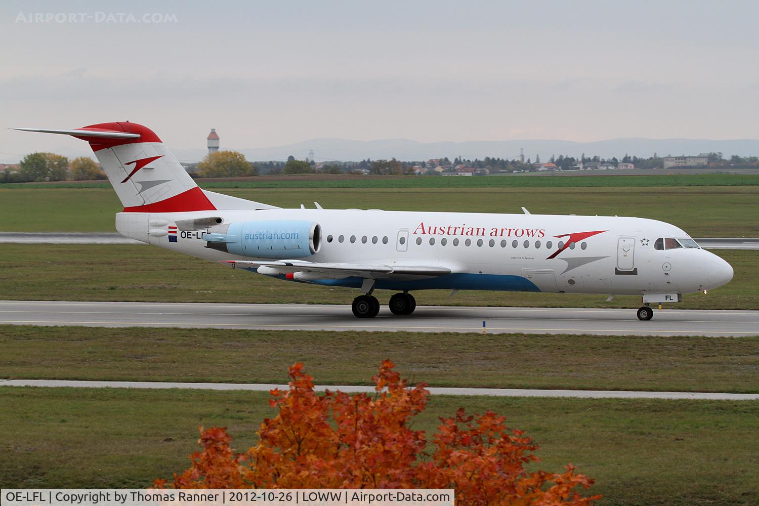 OE-LFL, 1995 Fokker 70 (F-28-0070) C/N 11573, Ausrian Arrows Fokker 70