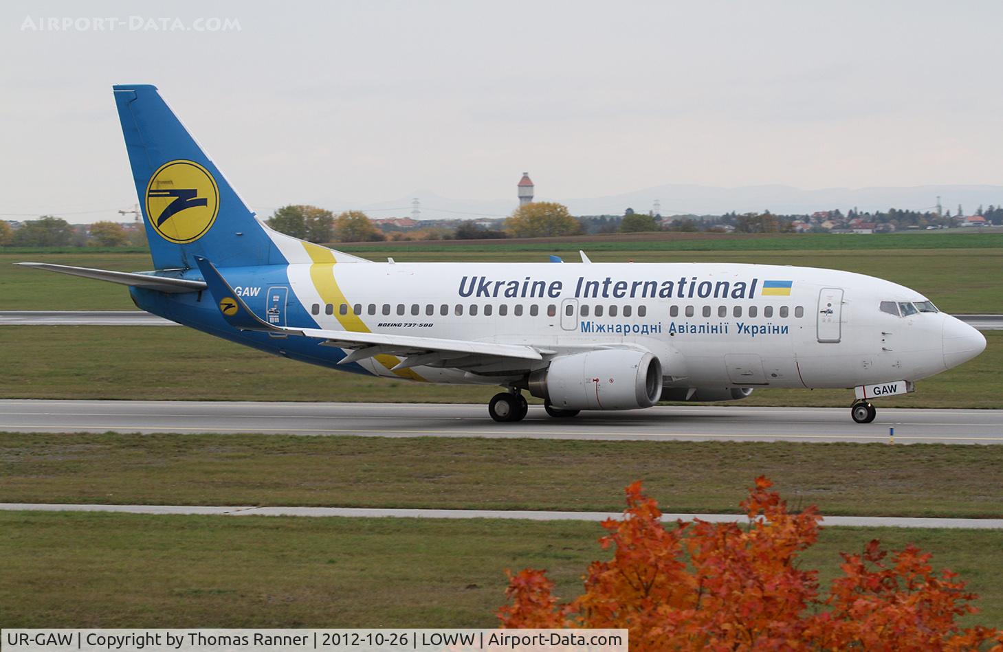 UR-GAW, 1991 Boeing 737-5Y0 C/N 24898, Ukraine Intl. Boeing 737