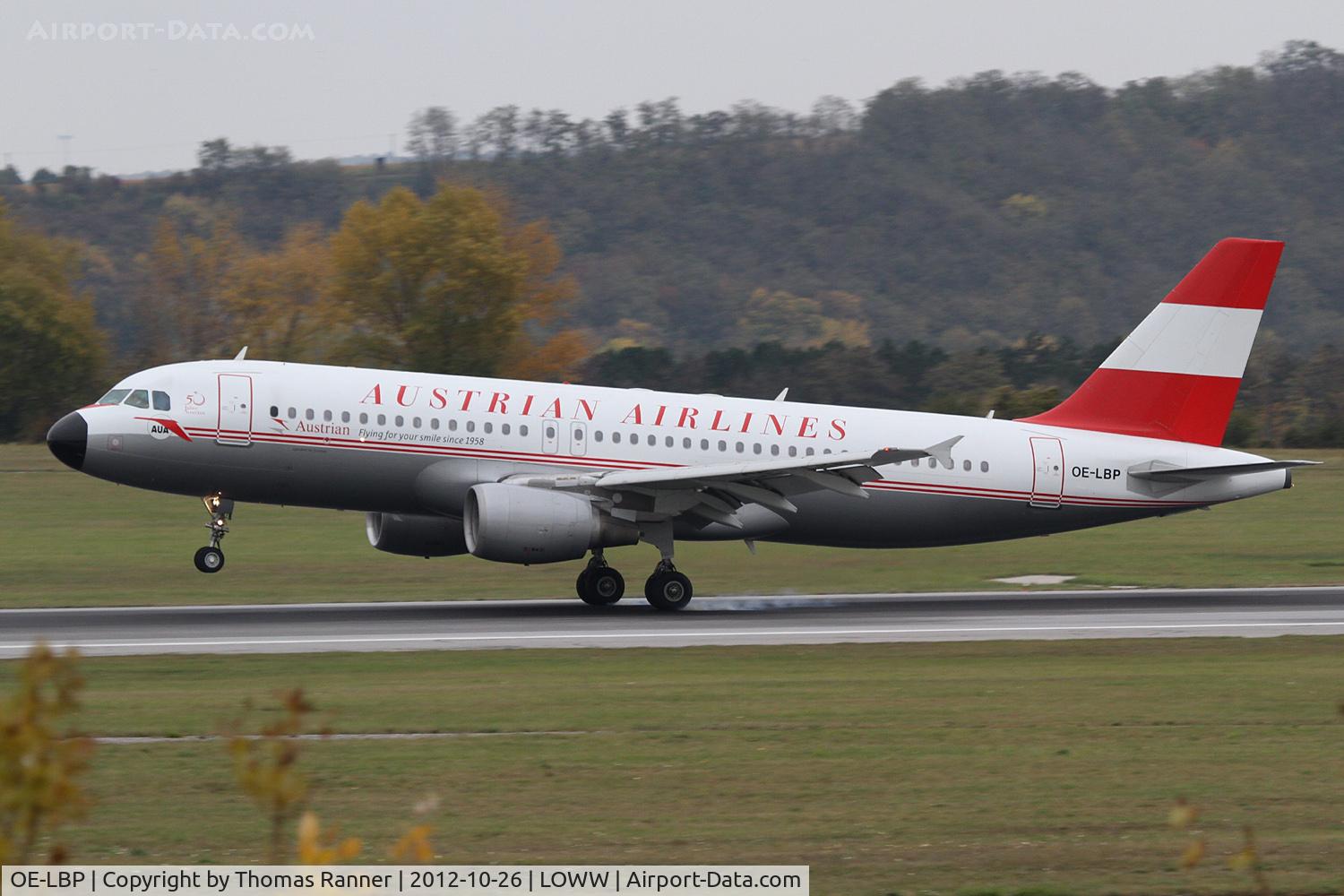 OE-LBP, 1998 Airbus A320-214 C/N 797, Austrian Airlines Airbus A320