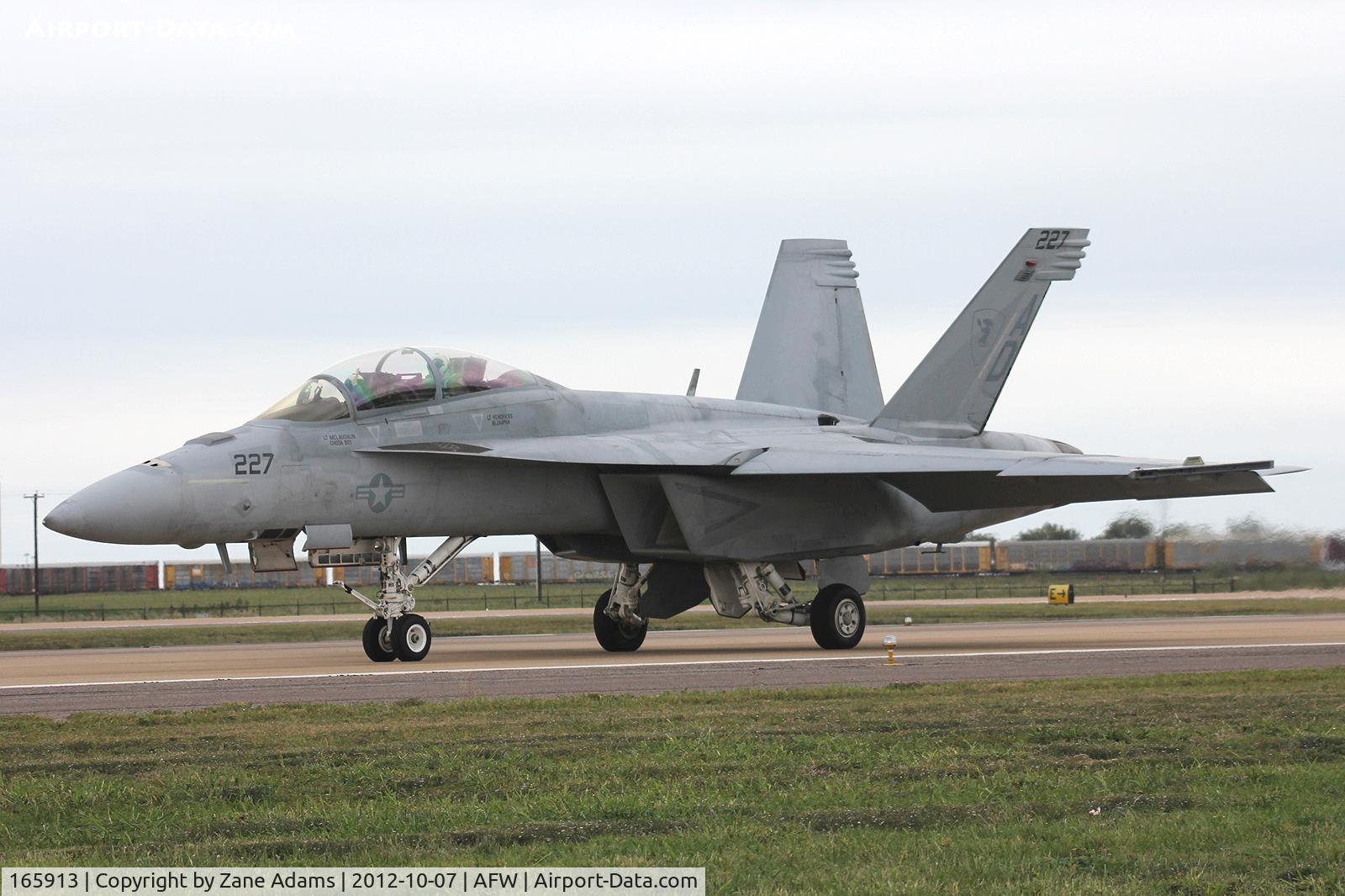 165913, Boeing F/A-18F Super Hornet C/N F-059, At the 2012 Alliance Airshow - Fort Worth, TX