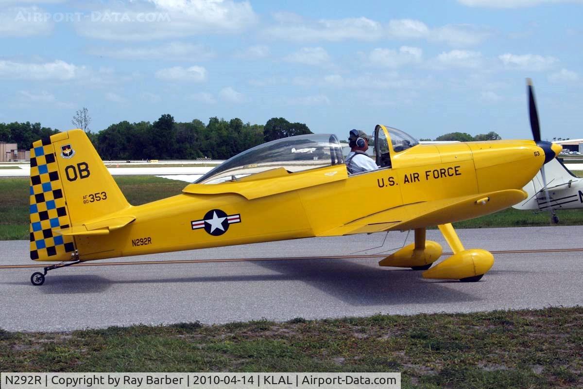 N292R, 2002 Vans RV-8 C/N 80353, Van's RV-8 [80353] Lakeland-Linder~N 14/04/2010