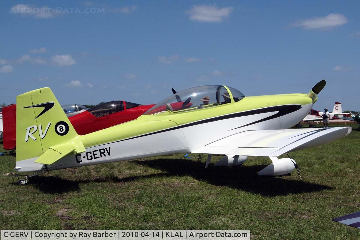 C-GERV, 2002 Vans RV-8 C/N 81117, Van's RV-8 [81117] Lakeland-Linder~N 14/04/2010