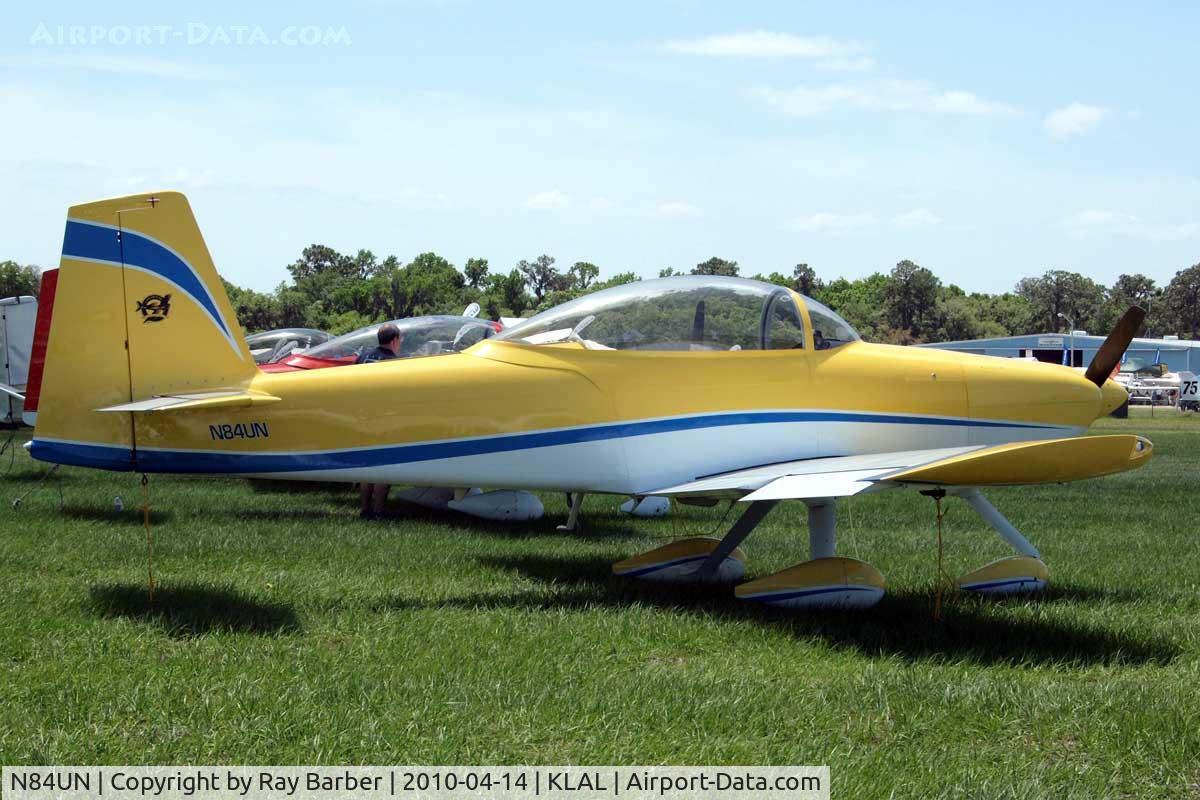 N84UN, 2007 Vans RV-8A C/N 001 (N84UN), Van's RV-8A [001] Lakeland-Linder~N 14/04/2010