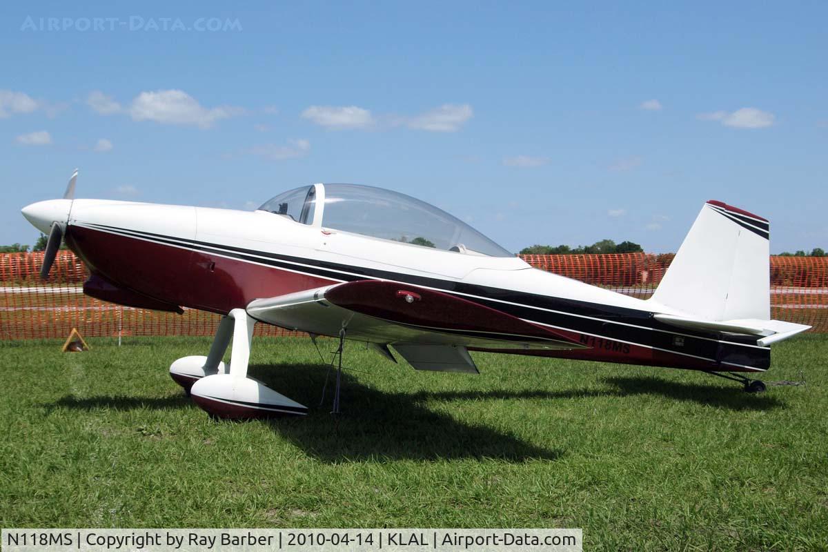 N118MS, 2001 Vans RV-8 C/N 1819, Van's RV-8 [1819] Lakeland-Linder~N 14/04/2010